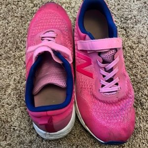 Pink tennis shoes